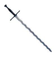 Schwert, Anderthalbhänder, «Flamberg»<br />schweizerisch, 3. Viertel 16. Jahrhundert<br />