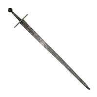 Schwert, deutsch, um die Mitte des 13.Jahrhunderts , ritterliche Waffe, aus dem Rhein bei Mainz.